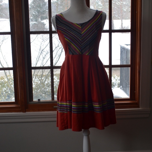 retro syle skater dress - Picture 1 of 8